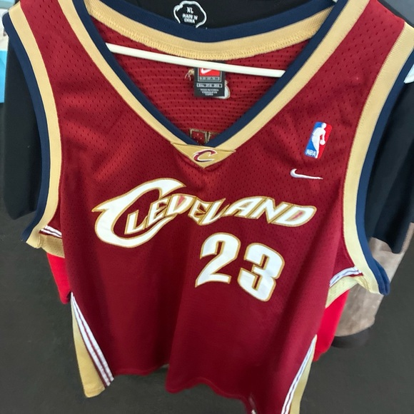 Nike LeBron James Cleveland Cavaliers NBA Jersey Swingman 2003 Rookie Year 3XL - Picture 4 of 16